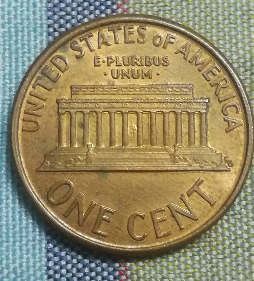 1991 USA United States 1 One cent Copper coin Abraham Lincoln Lot #3 - Image 2 of 2