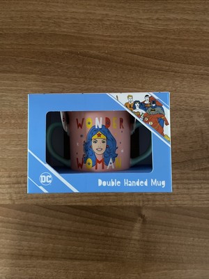 Brandneu verpackt offizieller DC Comics Wonder Woman Retro doppelhändiger Keramikbecher