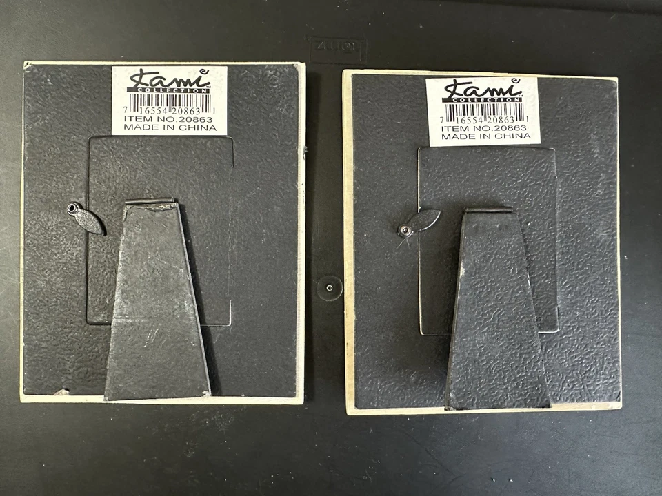 DRAGONFLY and BEE 画框 5x6 2.5 x 1.75 米色树脂 Cottagecore — 第 3/4 张图片