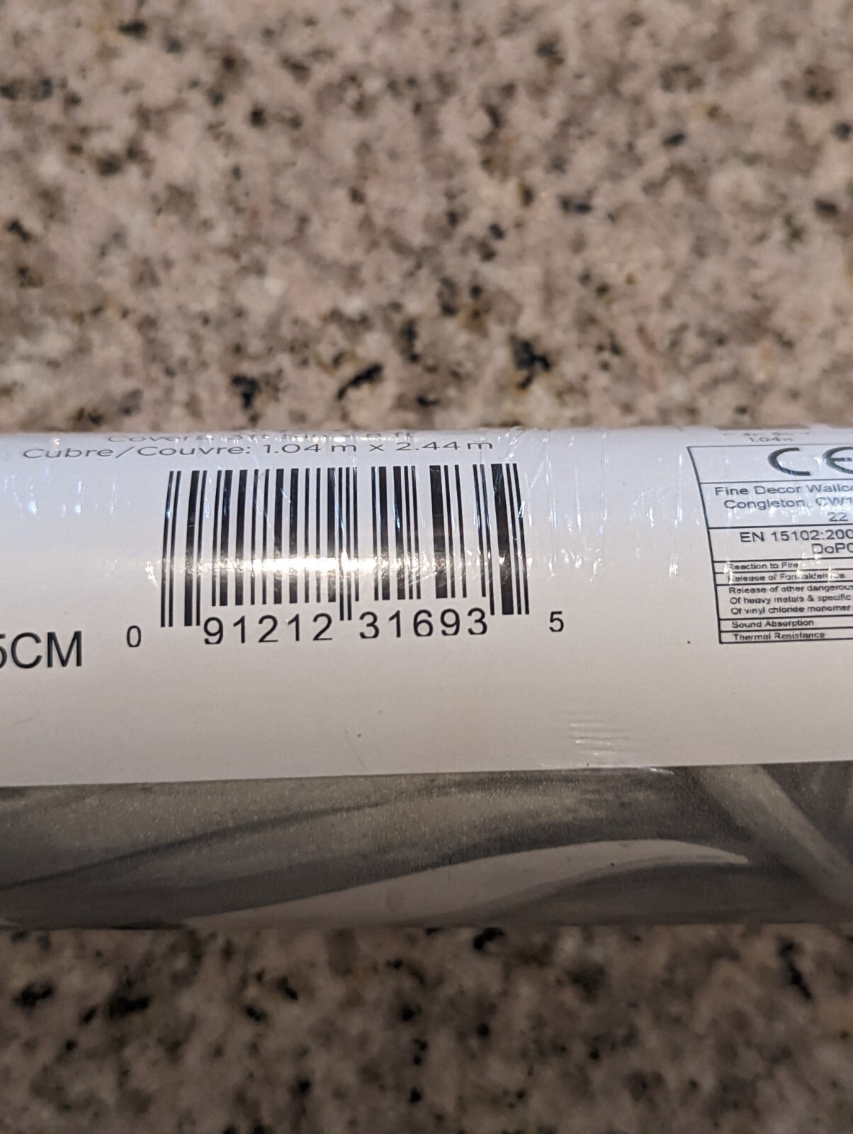 NuWallpaper NU2927 Neutral Paradise Peel & Stick Wallpaper Grey for