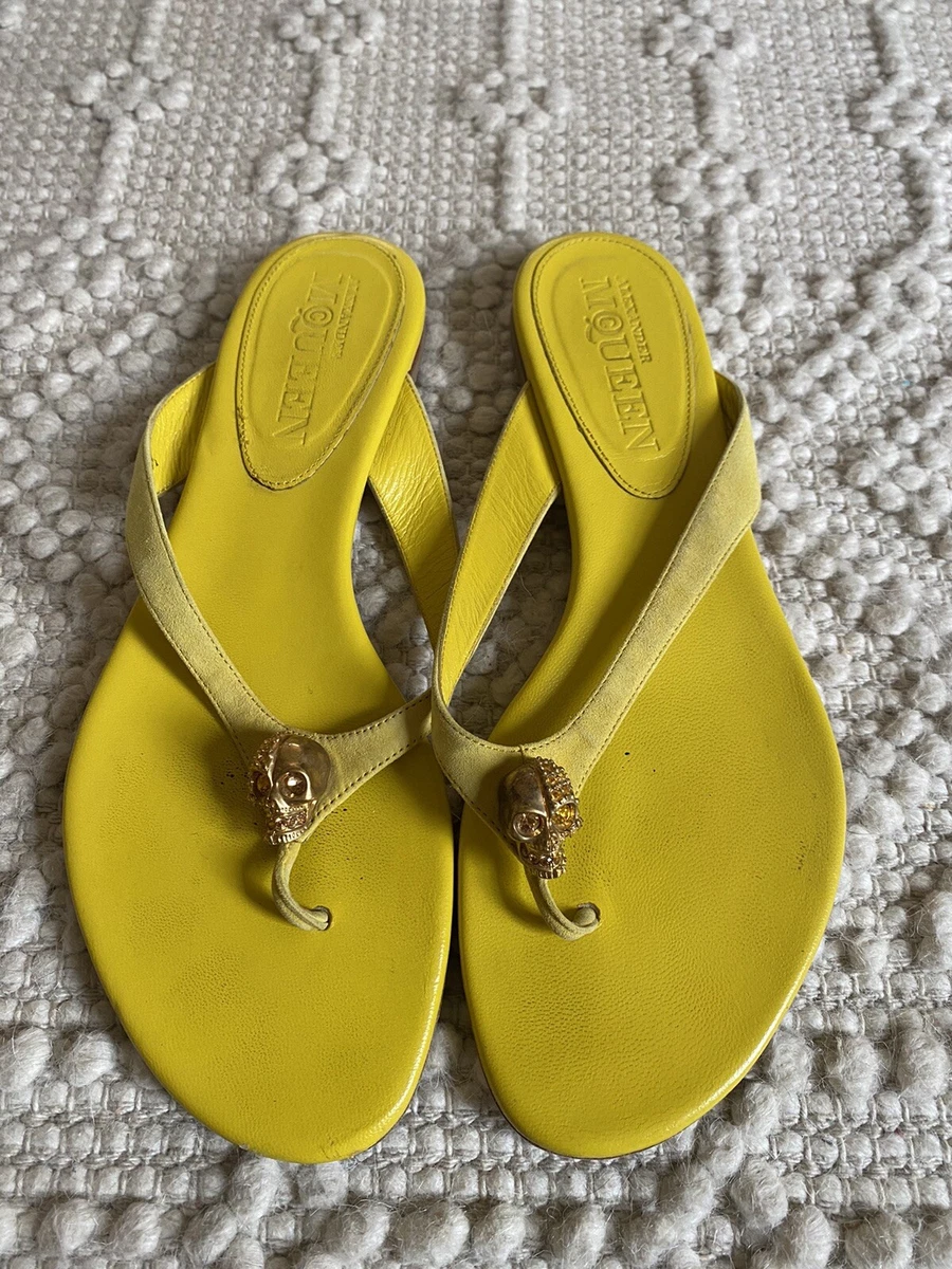 Alexander mcqueen skull best sale sandals