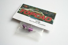 Topcad Purple Aluminium Steering Blocks For Kyosho Mini-Z MR-01 MiniZ - TC135P