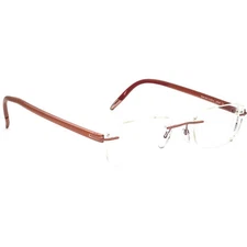 Silhouette Eyeglasses 5379 6055 Titan Blush Rimless Frame Austria 51[]21 150