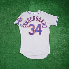 Noah Syndergaard New York Mets Authentic On-Field Cool Base Grey Road Jersey