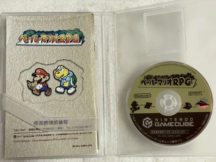 Paper Mario RPG Nintendo Gamecube GC Japanese Version Tested Used From Japan - Image 3 of 4
