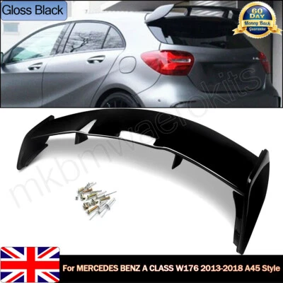 Rear Trunk Spoiler Wing For Mercedes W176 A-Class A250 A45 A180 A200 AMG 13-18