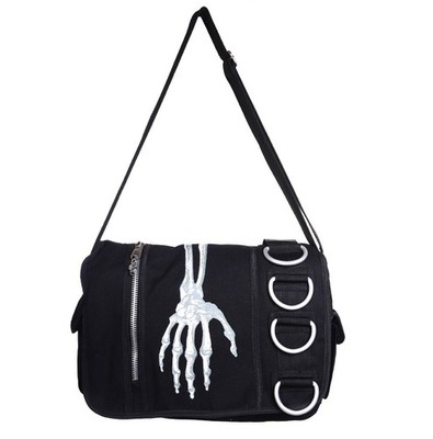 Banned Alternative Schultertasche - Skelett Hand BBN736