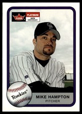 2001 Fleer Platinum Mike Hampton Colorado Rockies #148