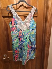 Lilly Pulitzer Largo Shift dress in the Multi Purrfect Size 8