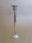 Vintage Lunt Sterling Silver 8" Bud Vase 58 g Filled Reinforced Trumpet Vase