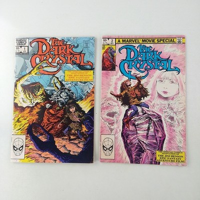 The Dark Crystal #1-2 Movie Adaptation Set 1 2 Lot 8.5-9.0 VF/NM (1983 Marvel)
