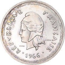 [#1045246] Coin, New Hebrides, 100 Francs, 1966, Paris, Proof, MS(65-70), Silver