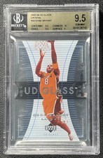 JSY# 8/100 KOBE BRYANT BGS 9.5 2003-04 UPPER DECK UD GLASS #24 CRYSTAL LAKERS
