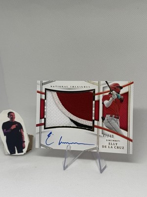 2023 National Treasures Elly De La Cruz Rookie Material Gold Auto RPA /49 #106