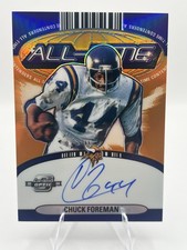 2024 Contenders Optic Chuck Foreman All-Time Orange On-Card Auto /25 Vikings SSP