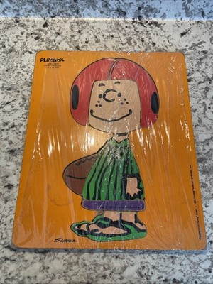 1966 Playskool 230-9 7 Piece I'm a Star! Peppermint Patty Wooden Puzzle