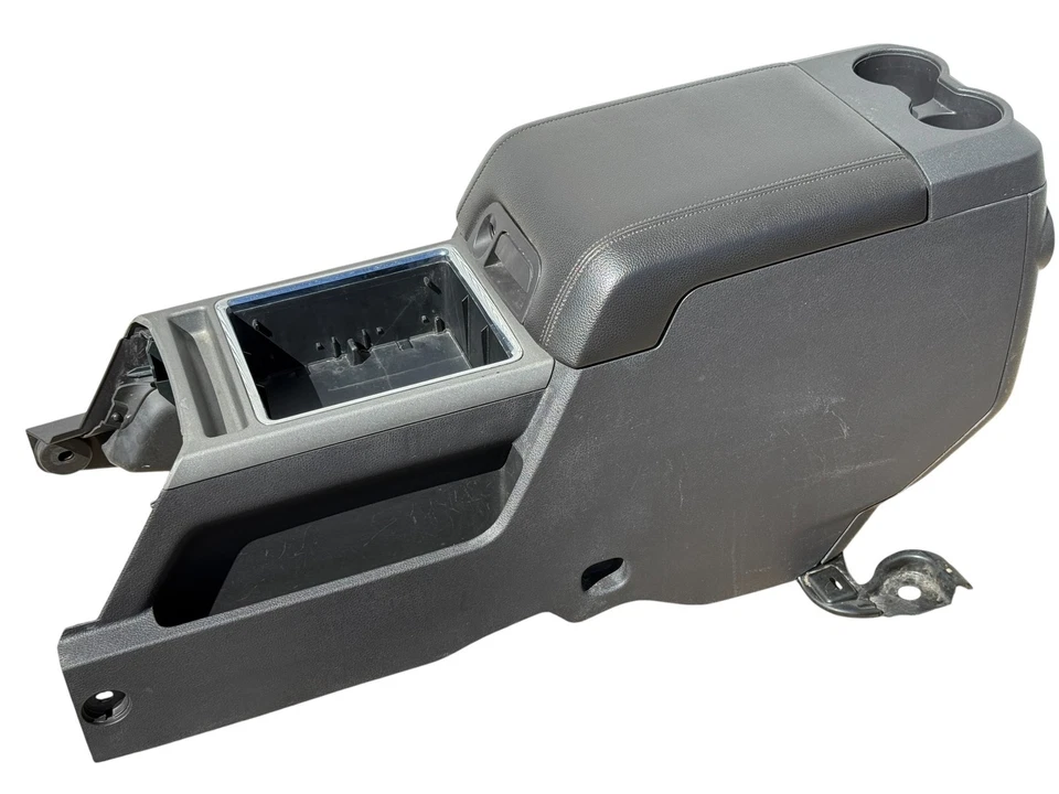 2011-2016 FORD F250 F350 SUPER DUTY CENTER FLOOR CONSOLE ASSEMBLY BLACK OEM - Image 2 of 4