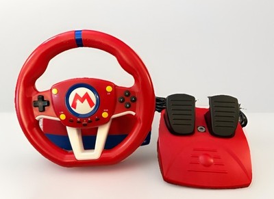 Hori Mario Kart Racing Steering Wheel And Pedals For Nintendo Switch