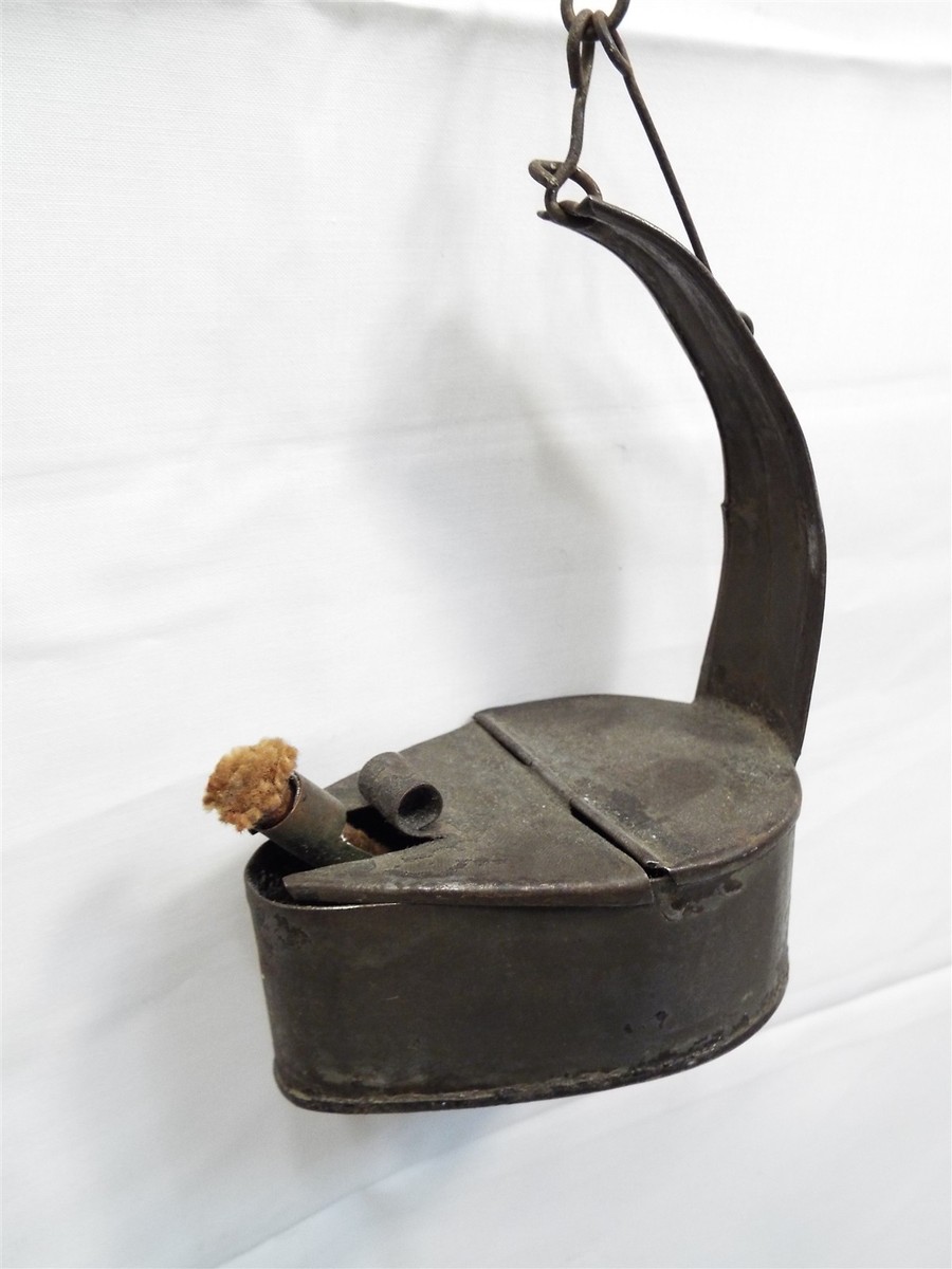 小物 Aliy OlivierGoldsmithManhattan(1960) Antique Tin Coal Miners Frog Oil Lamp Mining Wall Light Lantern