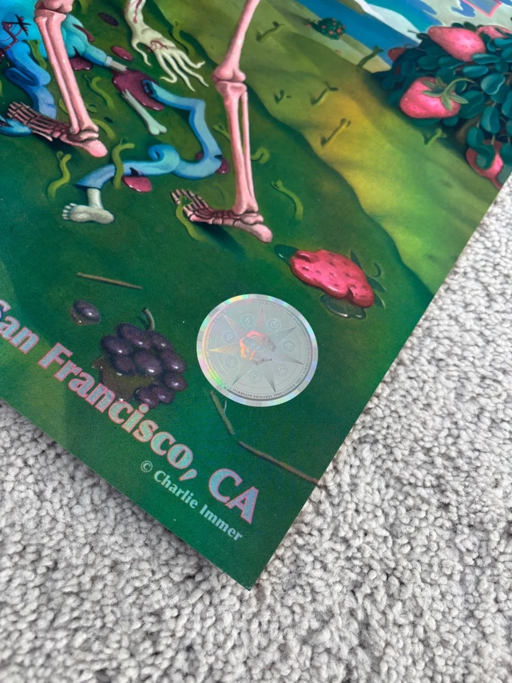 Tool Band Concert Poster San Francisco Tour January 16 2022 /530 Charlie Immer - Image 2 of 3