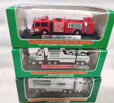 hess mini trucks 1999 ,2001, 2013