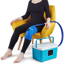 PhysioNatural Cold Therapy Ice Machine for Knee Surgery Recovery