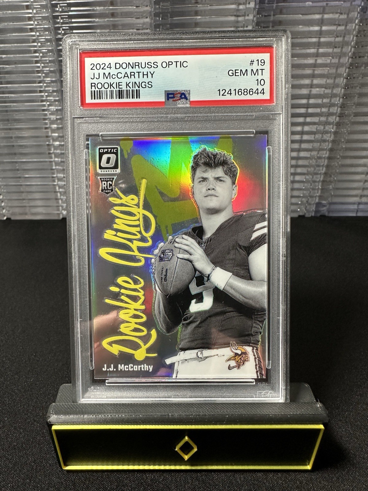 2024 Donruss Optic JJ McCarthy RC Rookie Kings #19 - PSA 10 Gem Mint