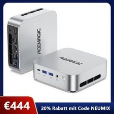 ACEMAGIC W1 Mini Gaming PC AMD Ryzen7 H255(bis zu 4,9 GHz) 16GB LPDDR5 512GB SSD