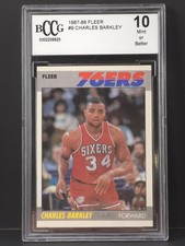 1987-88 Fleer #9 Charles Barkley Card BGS BCCG 10  Pop? 1of1?