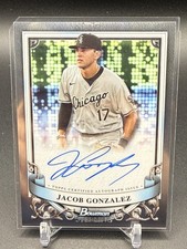 Jacob Gonzalez 2024 Bowman Sterling #PA-JG Prospect Autograph On Card