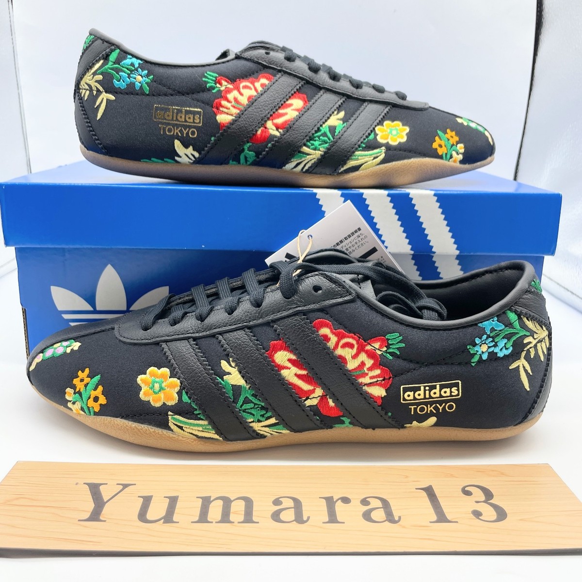 adidas WMNS Tokyo Floral Core Black Gold Metallic JR1494 Women's