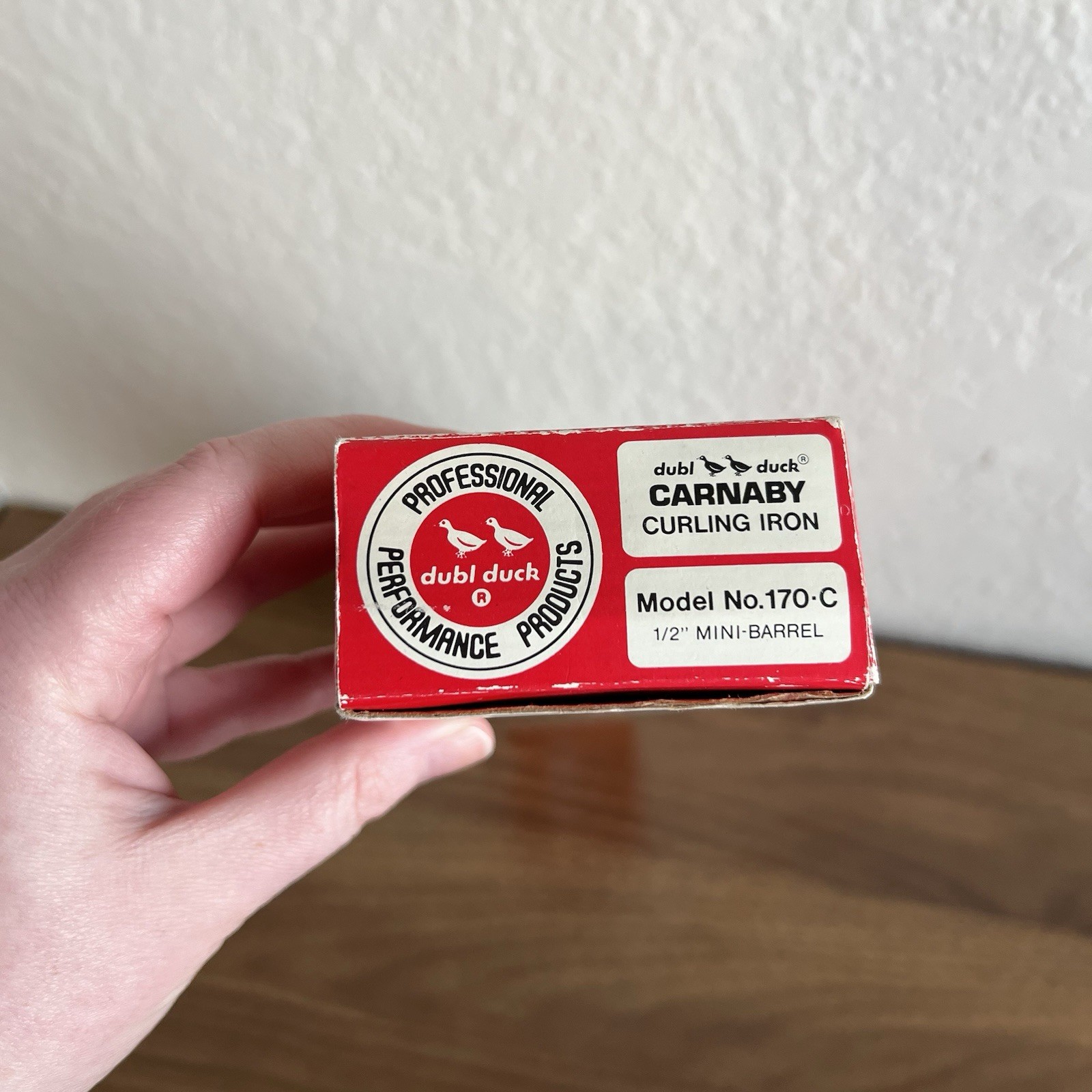 Vintage Dubl Duck Professional 1/2” Size Curling Iron Model No 170 C