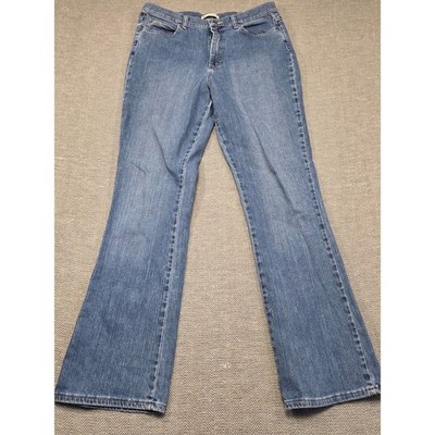 Lee Relaxed Bootcut Jeans Womens 12 Long Medium Wash Blue Stretch 3058582