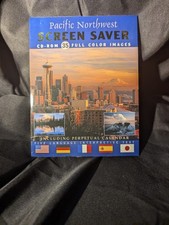 vintage "Pacific Northwest Screen Saver" CD-ROM featuring 35 full-color...