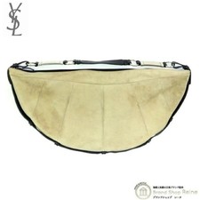 Borsa a tracolla grande Saint Laurent Mombasa Rive Gauche Tom Ford epoca beige