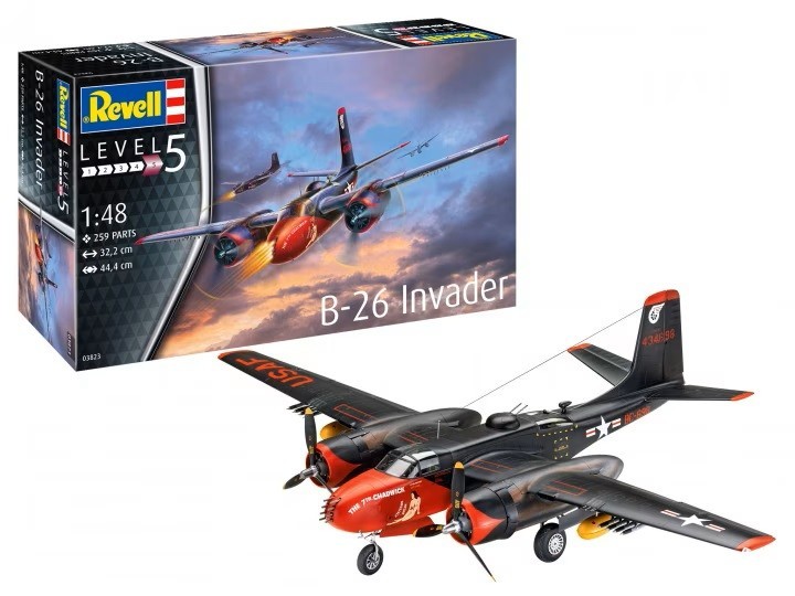 4009803038230 Пластиковая модель самолета B-26C Invader 148 Revell 11690₽