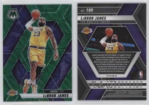 2024-25 Panini Mosaic International Green Mosaic Prizm /15 LeBron James #180