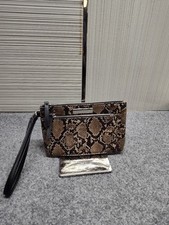 Nine West Women Handbag Multicolor Animal Print Rectangular Zipper Casual Party