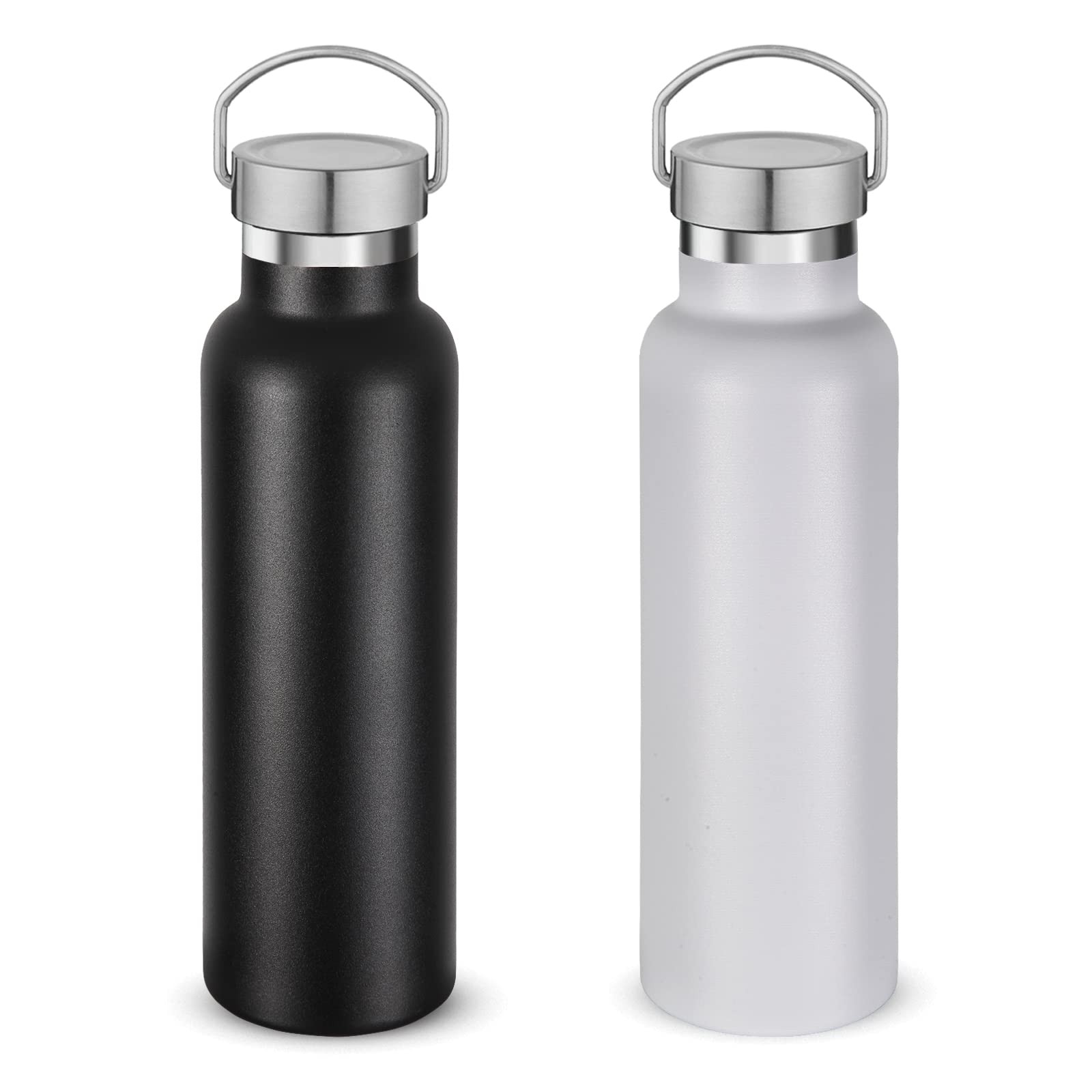 Bulk 2 Pack,stainless Steel Double Wall Sport B...
