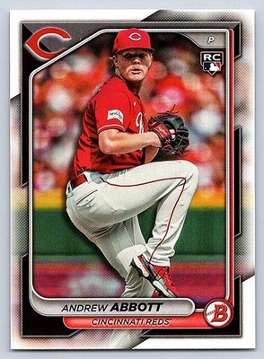 ANDREW ABBOTT  REDS  RC  2024 BOWMAN #70