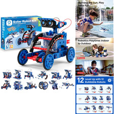 Solarroboter Bausatz 12-in-1 Lernspielzeug für Kinder ab 8 Jahren