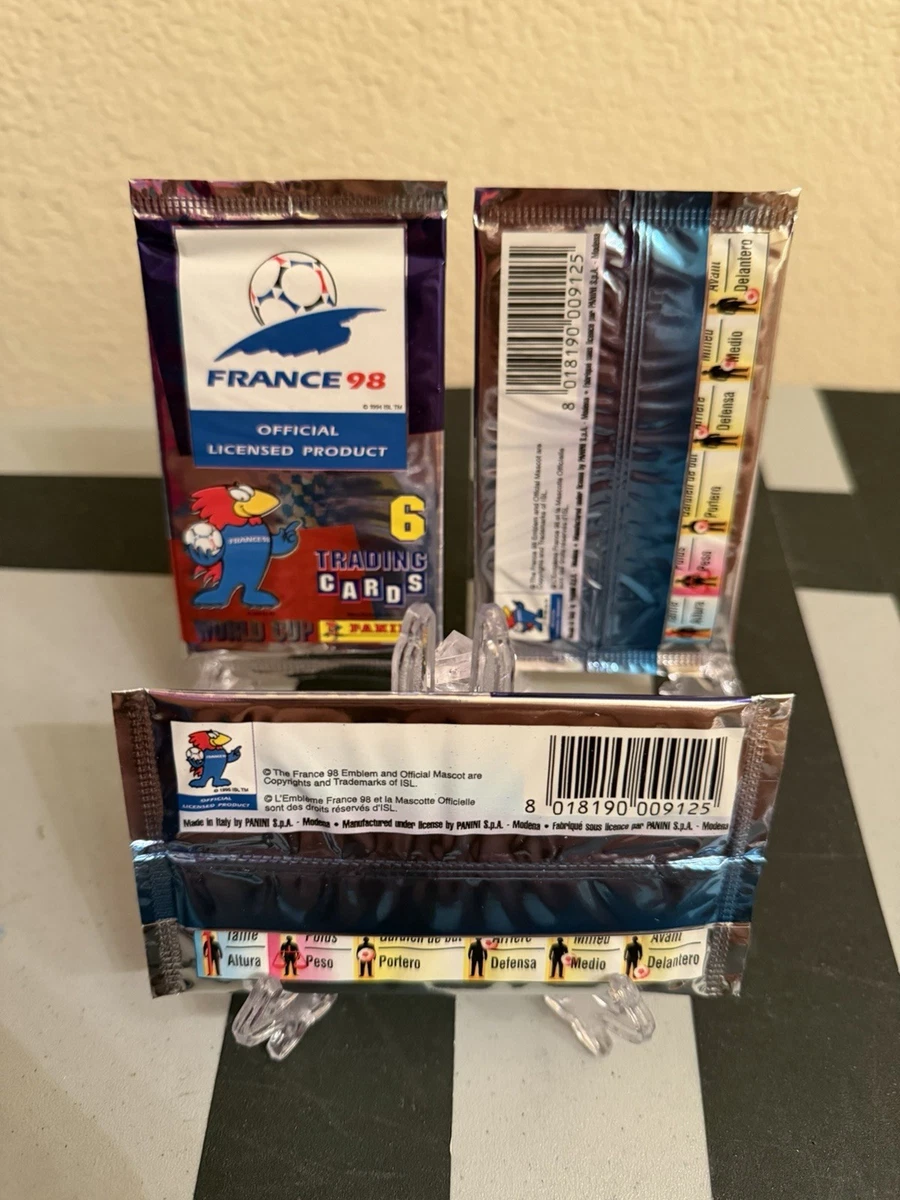 FIFA World Cup Soccer Trading Cards Sports 1998 Year Manufactured