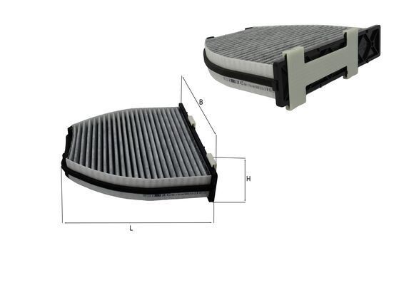 Filter Innenraumluft Knecht Lak 413 FÜR Mercedes-image