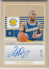 2024-25 Panini One And One Tim Hardaway #OAO-TIM One & Only Autographs Auto /49