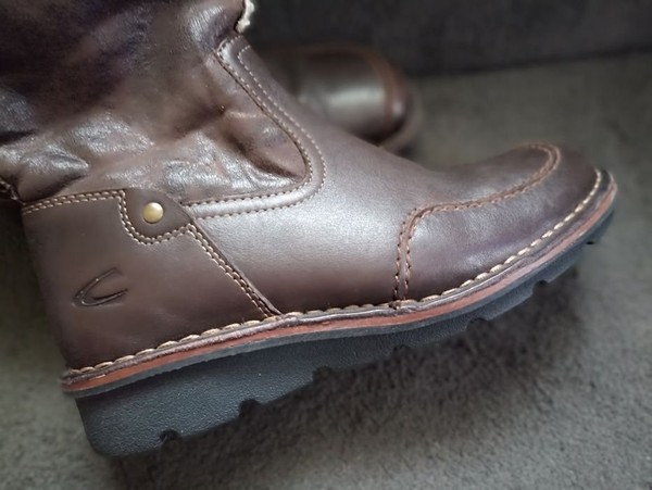 Women Camel active Boots Leather 39