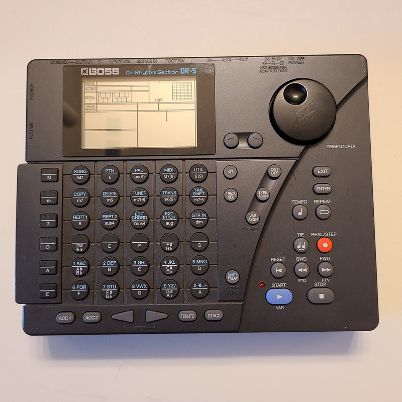 Parts/Repair Boss DR-5 with display issue (see video) but plays