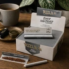 Rizla Super Thin Silver King Size Slim Ultra Thin 50 Booklets Box Set Genuine