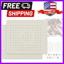 Kitchen Sink Mat, 12" x 10" Dish Drying Mat, Sink Protector Mats for Bottom o...