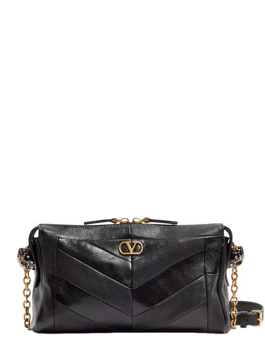 VALENTINO GARAVANI Panthea Black Leather Crossbody Bag New & Authentic