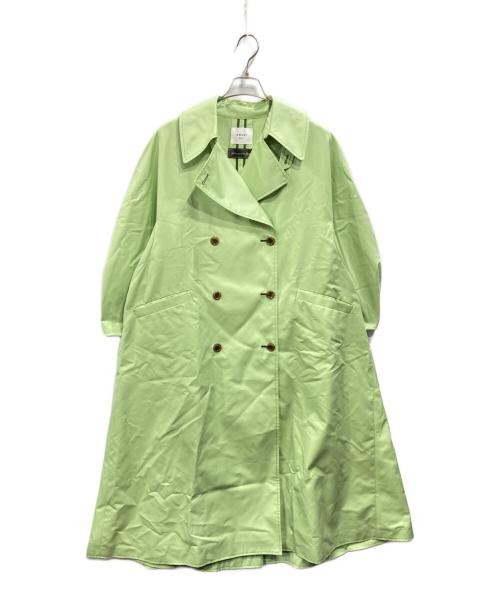 Ameri                    trench coat green 012107… - image 1
